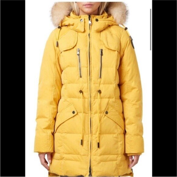 Pajar Yellow Parka Ava Snow Winter Jacket Size Small NWT Down Filled Brand New - Picture 16 of 16